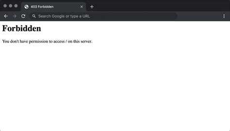 Error 403 .